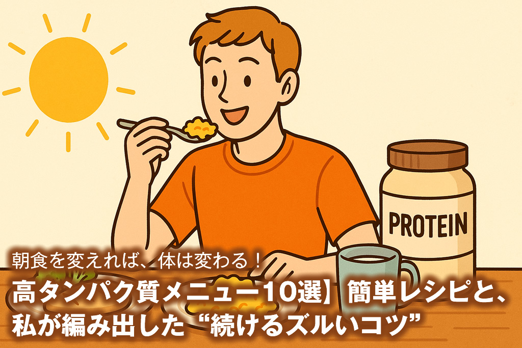 朝食を変えれば、体は変わる！【高タンパク質メニュー10選】簡単レシピと、私が編み出した“続けるズルいコツ”