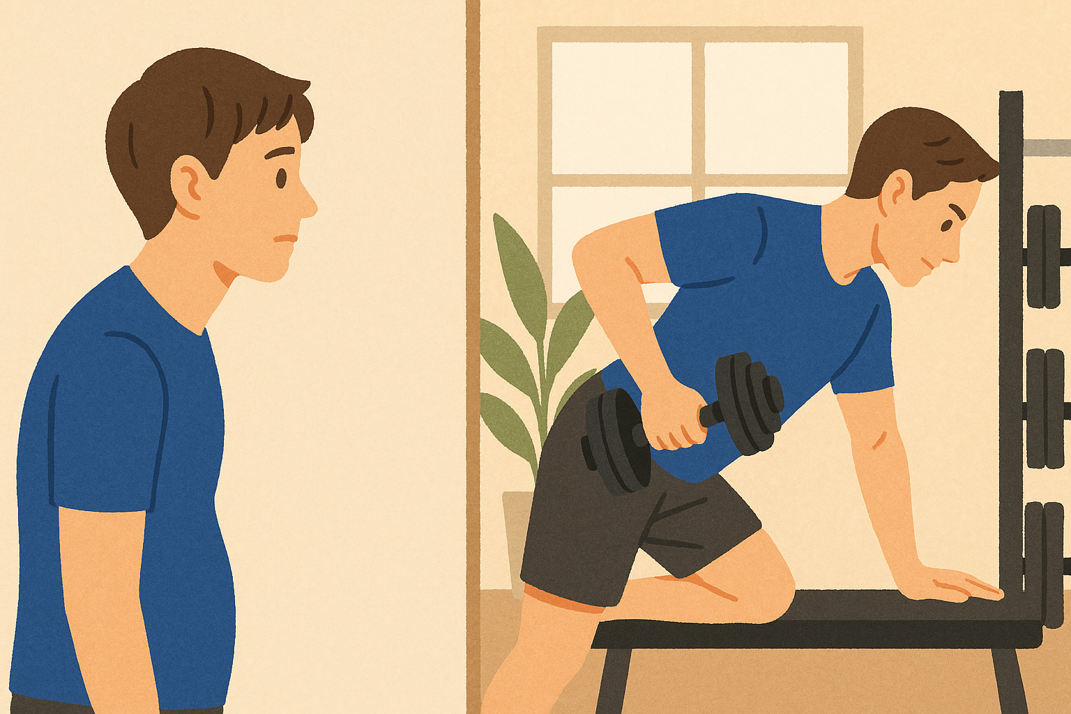 【体験談】自宅筋トレで背中を鍛えたら姿勢が変わった！その効果とおすすめメニューを徹底解説